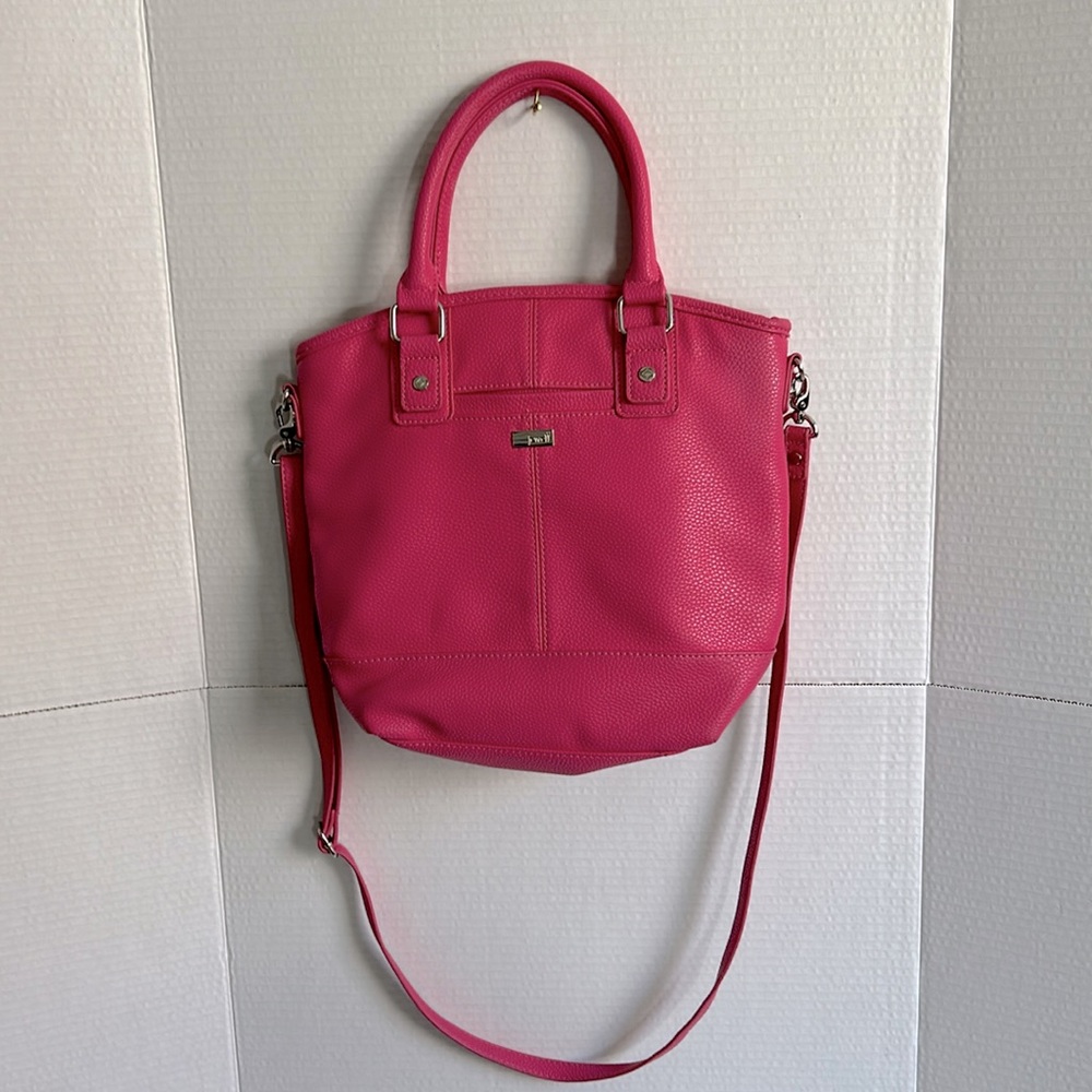 Jewel by Thirty-One hot pink handbag with removable, adjustable strap